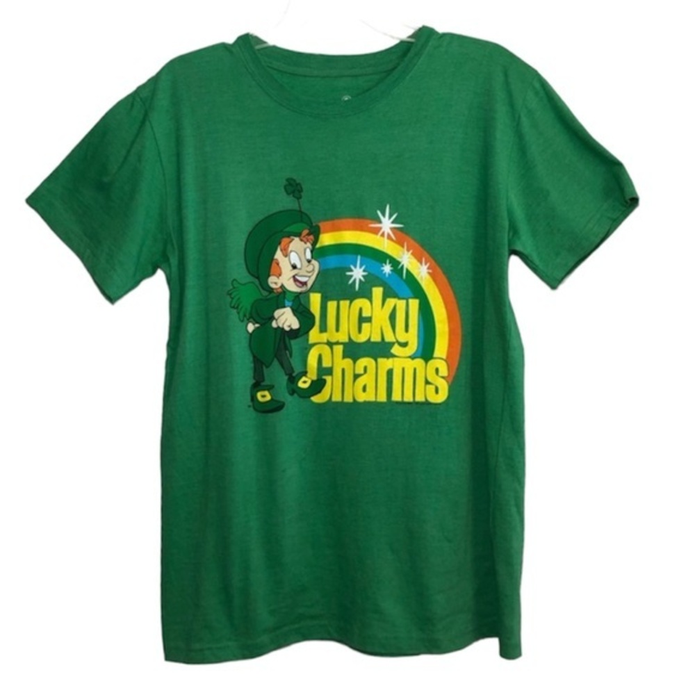 General Mills‎ Lucky Charms Short Sleeve Green T-Shirt L